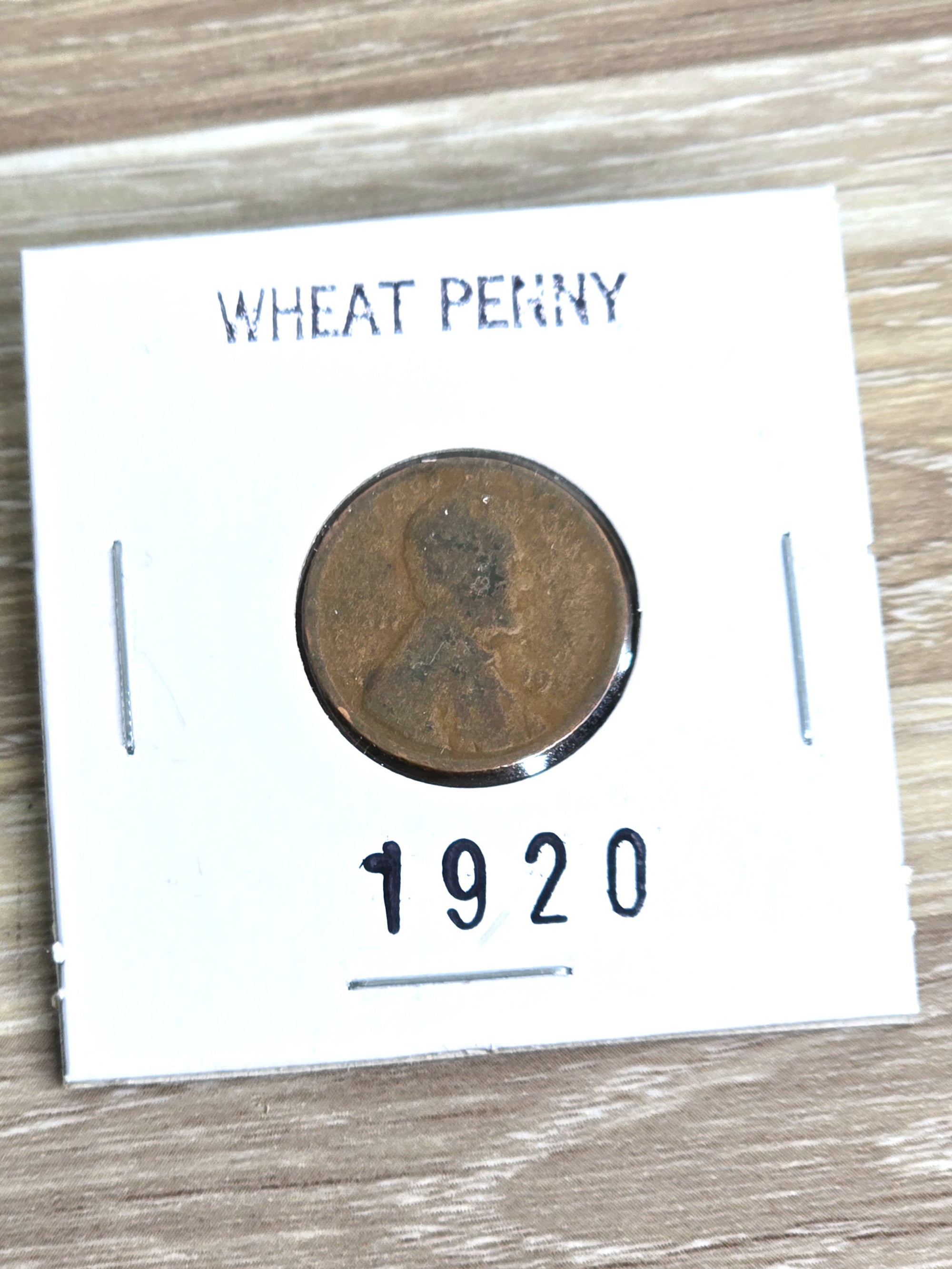 1920 Coin Wheat Cent