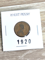 1920 Coin Wheat Cent