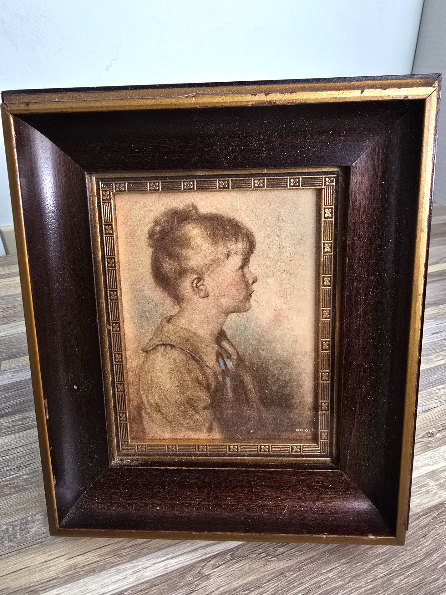 1920s Elizabeth Gowdy Portrait Print Published by C. &amp; A. Richards Boston, MA