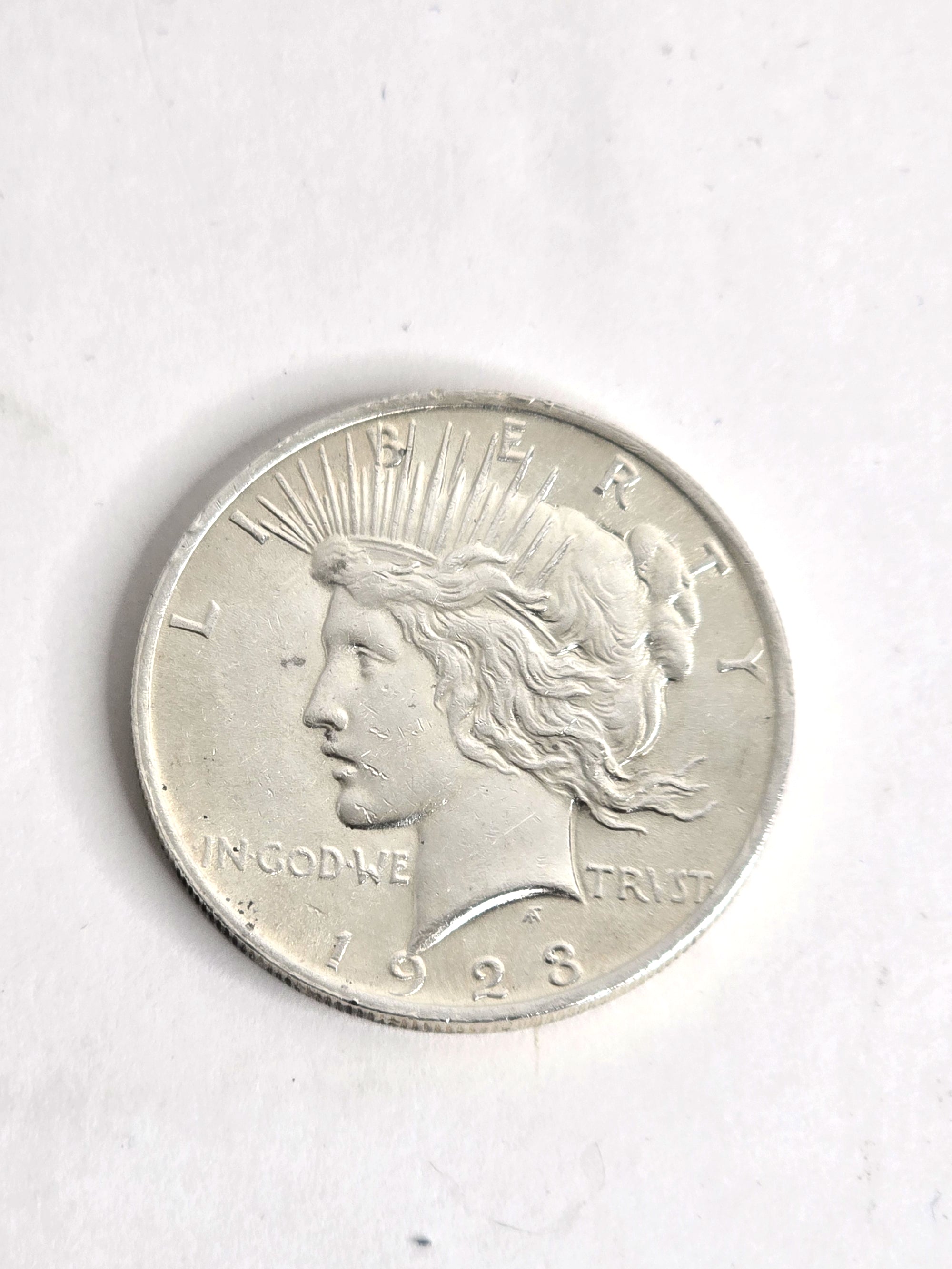 1923 Silver U.S. Peace Dollar Coin 90% Silver