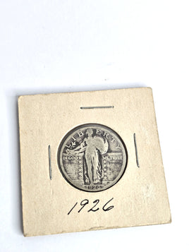 1926 Standing Liberty Silver Rare Coin