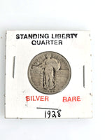 Rare Coin 1928 Silver Standing Liberty Quarter