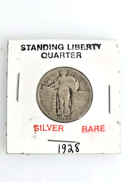 Rare Coin 1928 Silver Standing Liberty Quarter