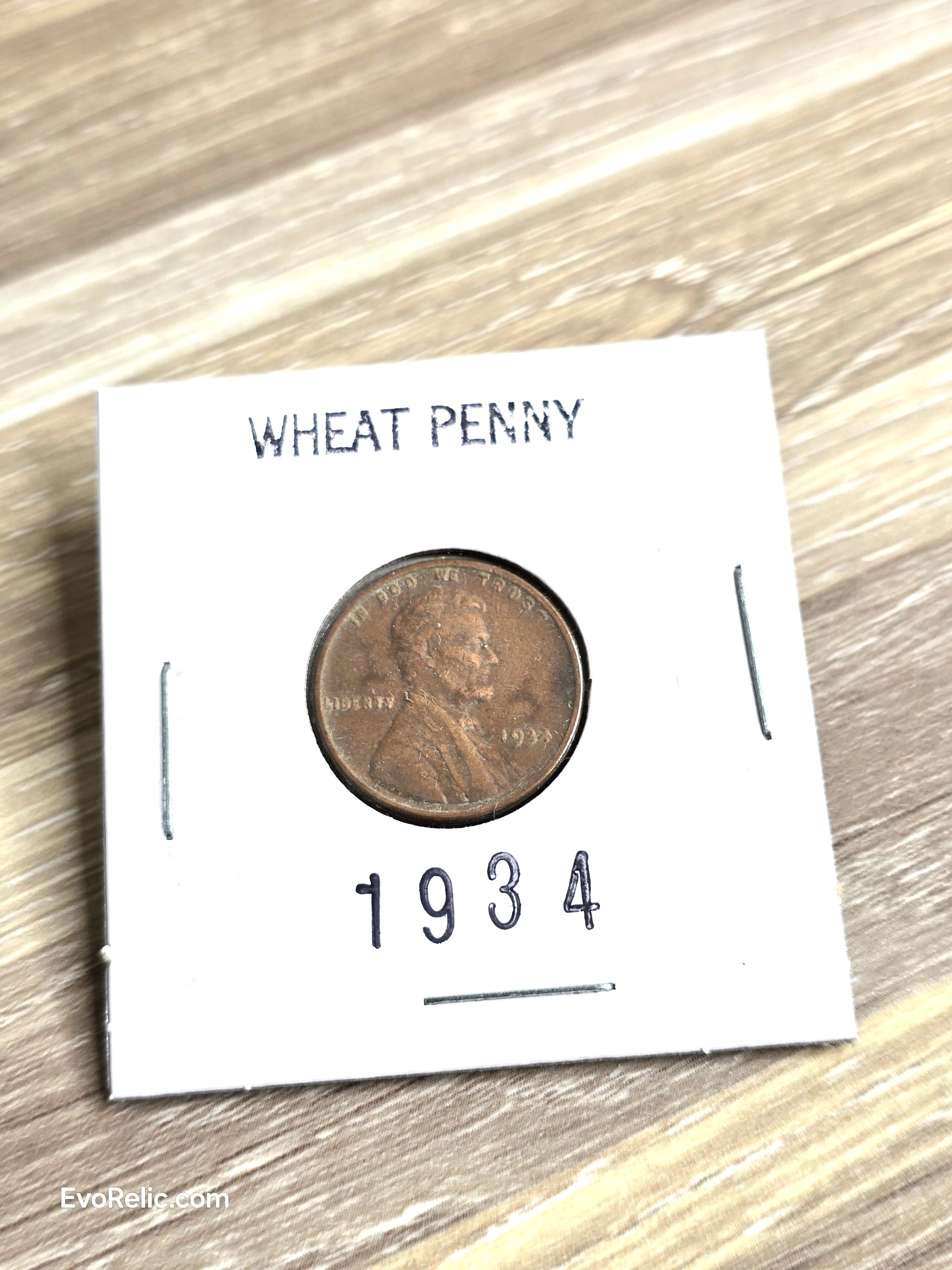 1934 Wheat Penny Coin Collectibles