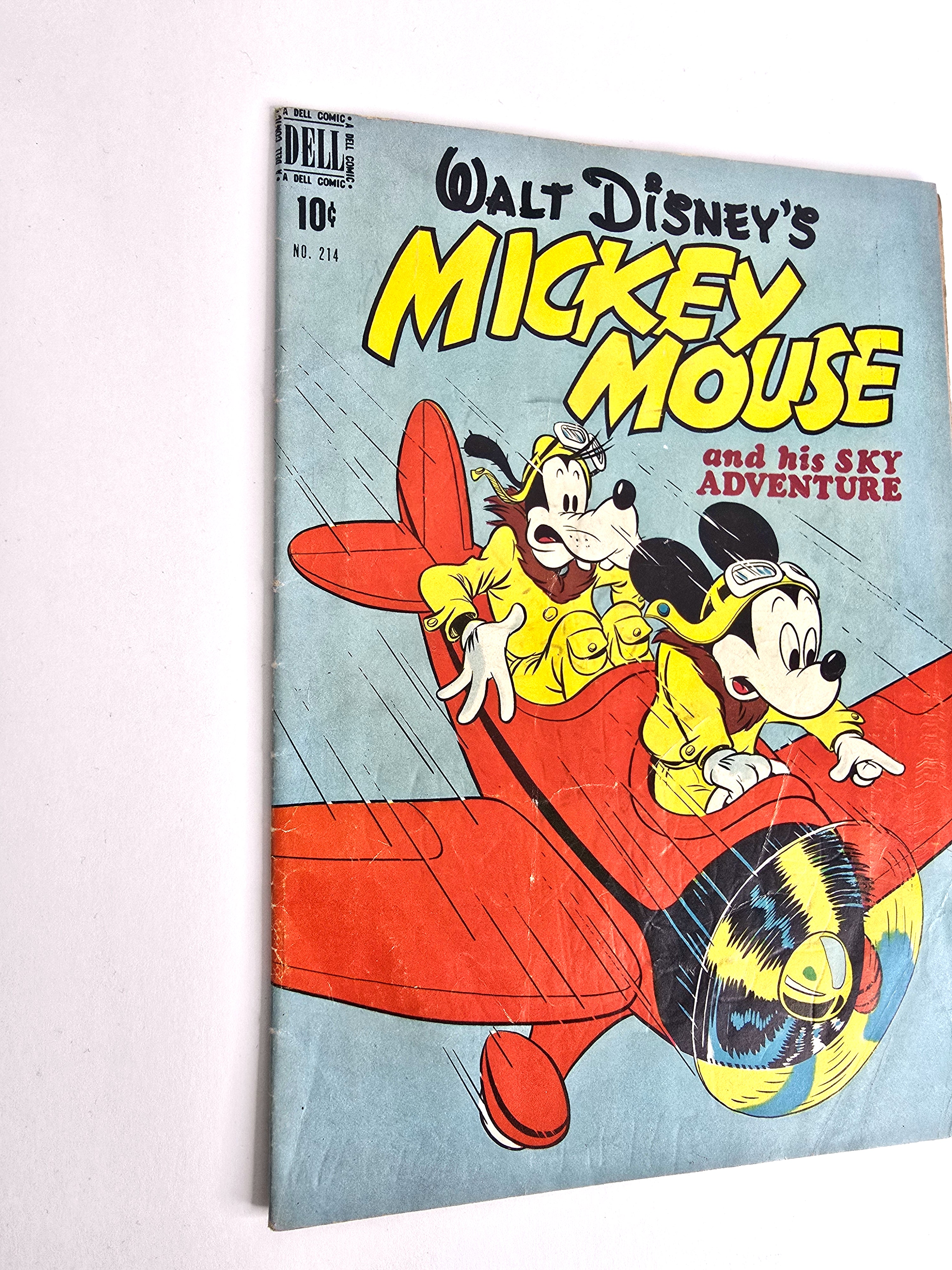 1937 Mickey Mouse Sky Adventures Comicbook No. 214
