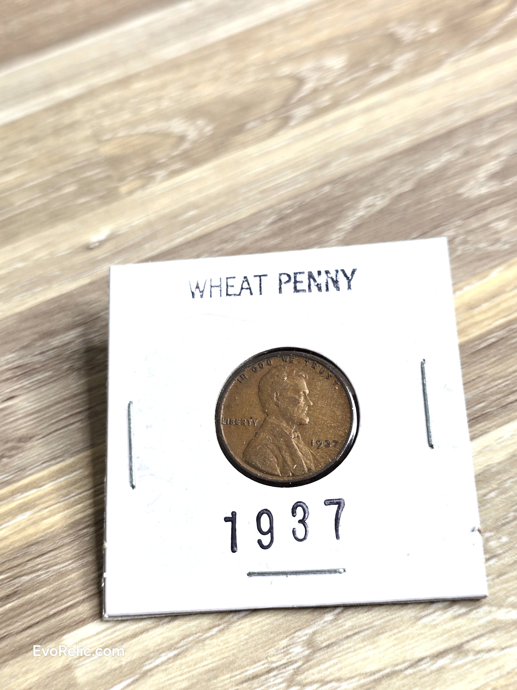 1937 Wheat Penny Coin Collectibles