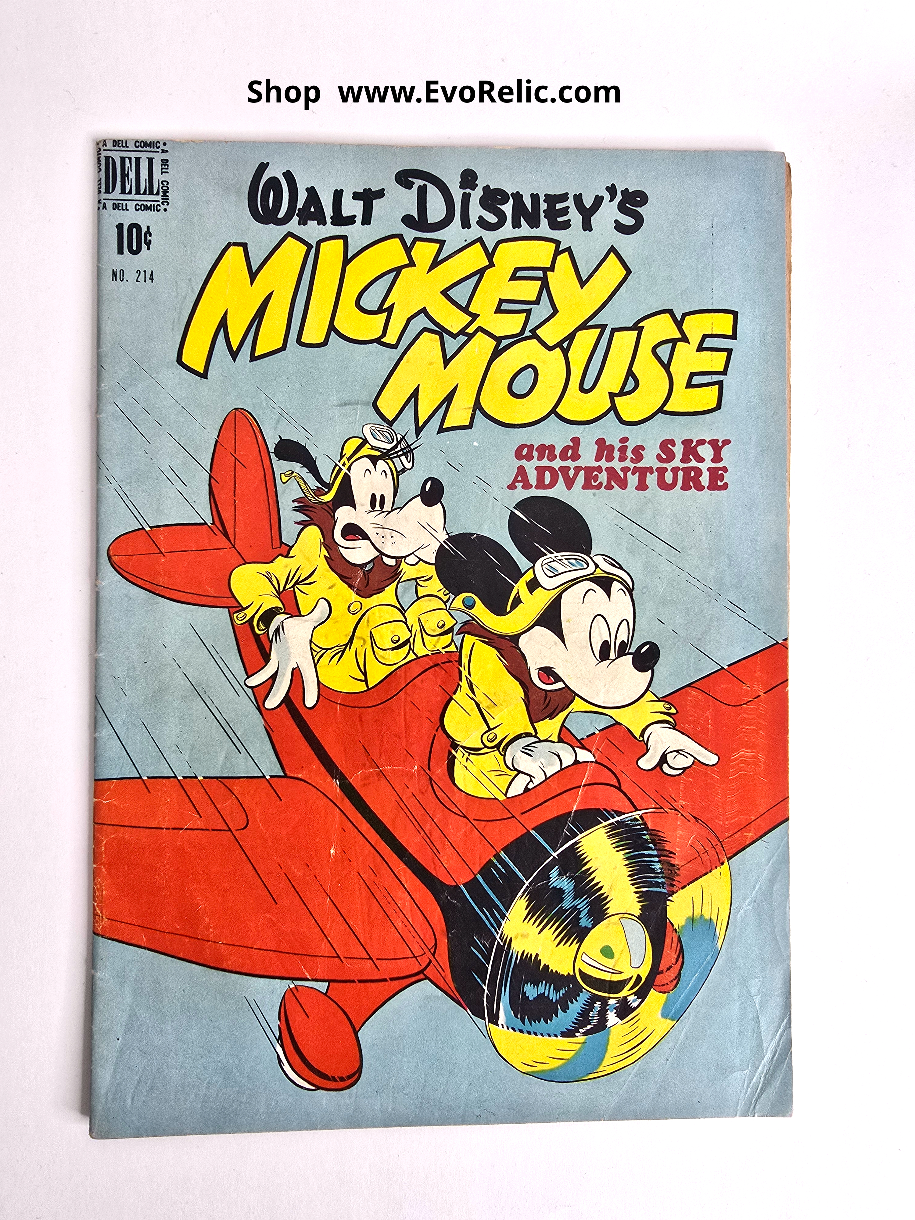 1937 Mickey Mouse Sky Adventures Comicbook No. 214