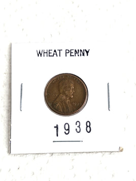 1938 Wheat Cent Rare Coin