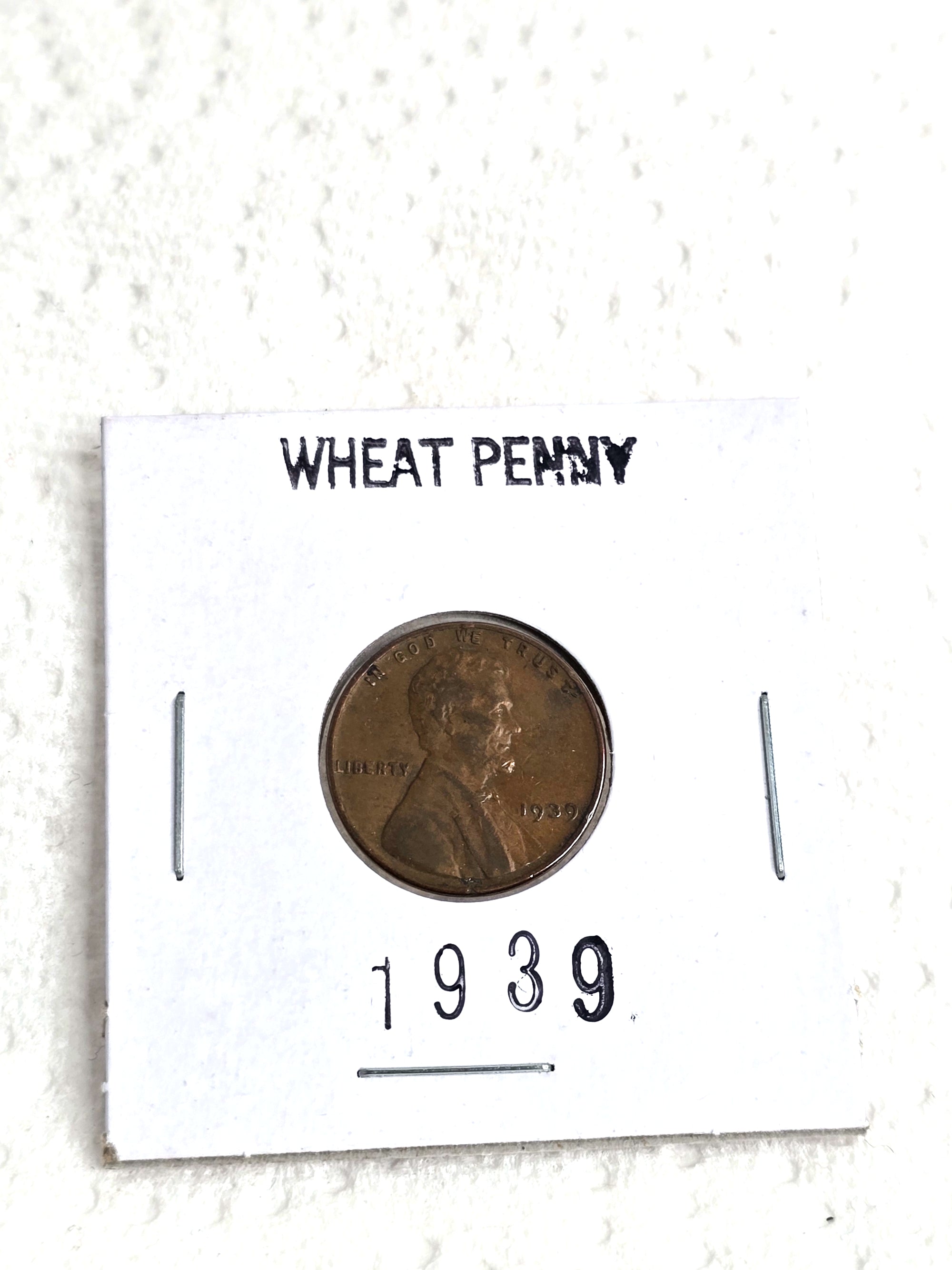1939 Wheat Penny Collectible Coins