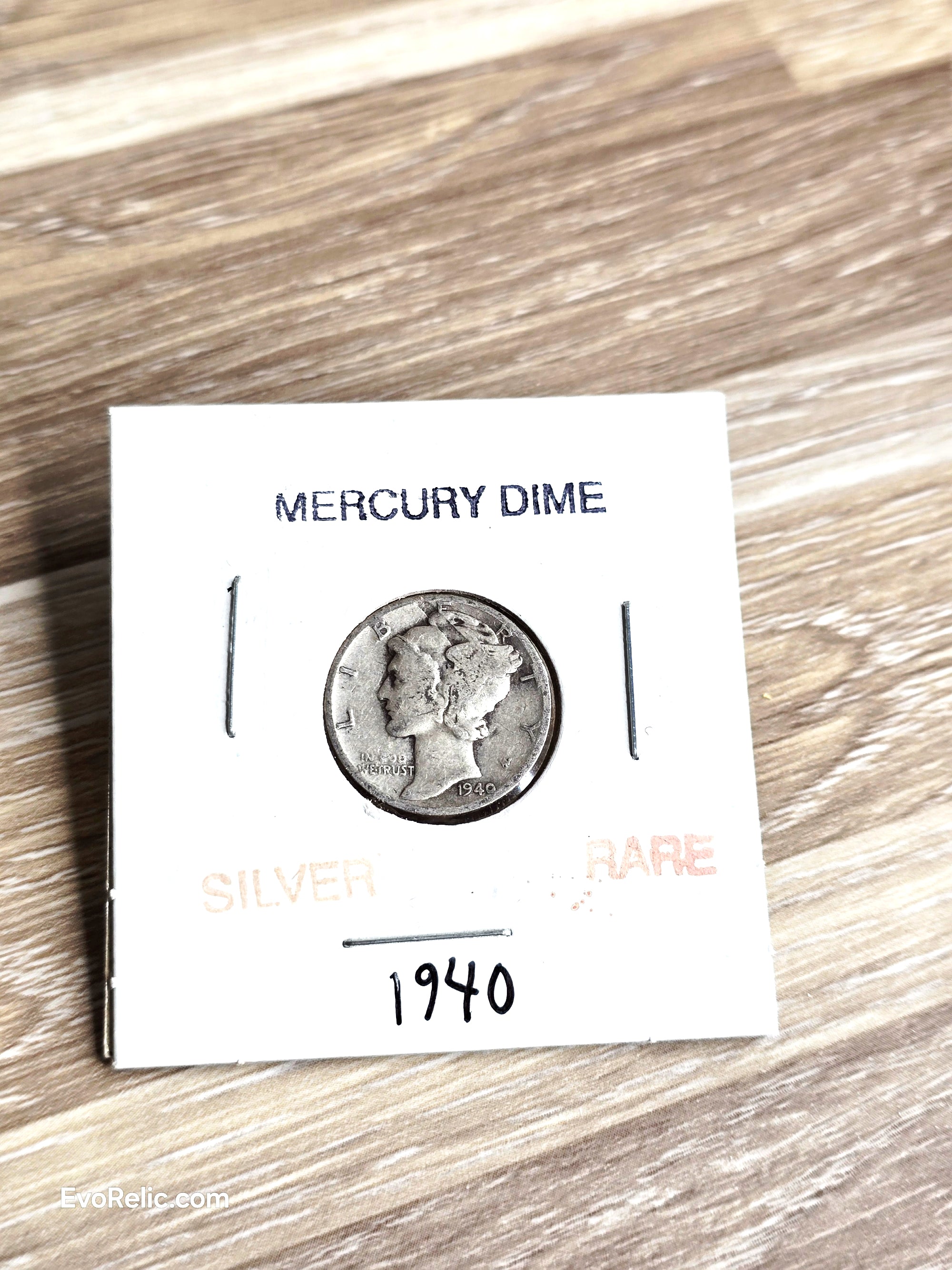 1940 Mercury Dime Coin 90% Silver Collectible