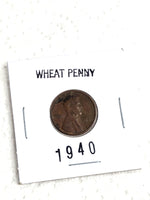 1940 Wheat Cent Rare Coin