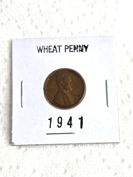 1941 Wheat Penny Rare Coin