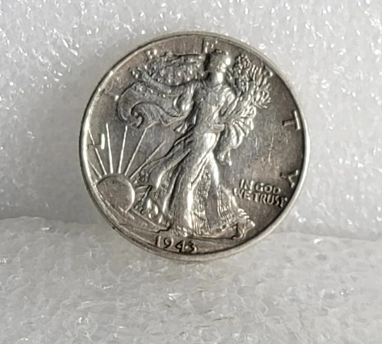 1943 Silver Coin Half Dollar Walking Liberty