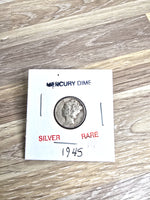 1945 Mercury Dime Coin Collectible