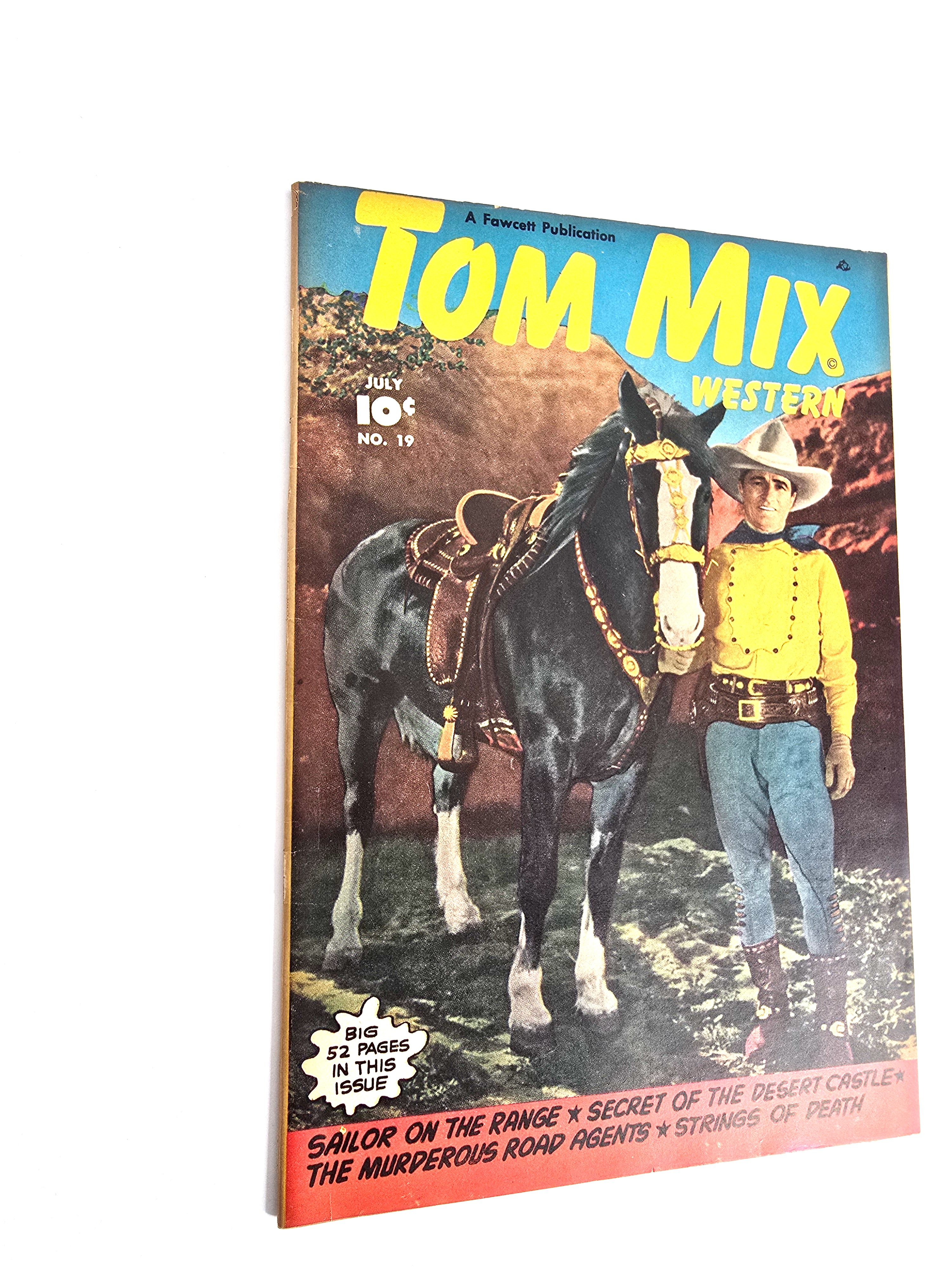 1949 Tom Mix Western July Vol. 4 No. 19