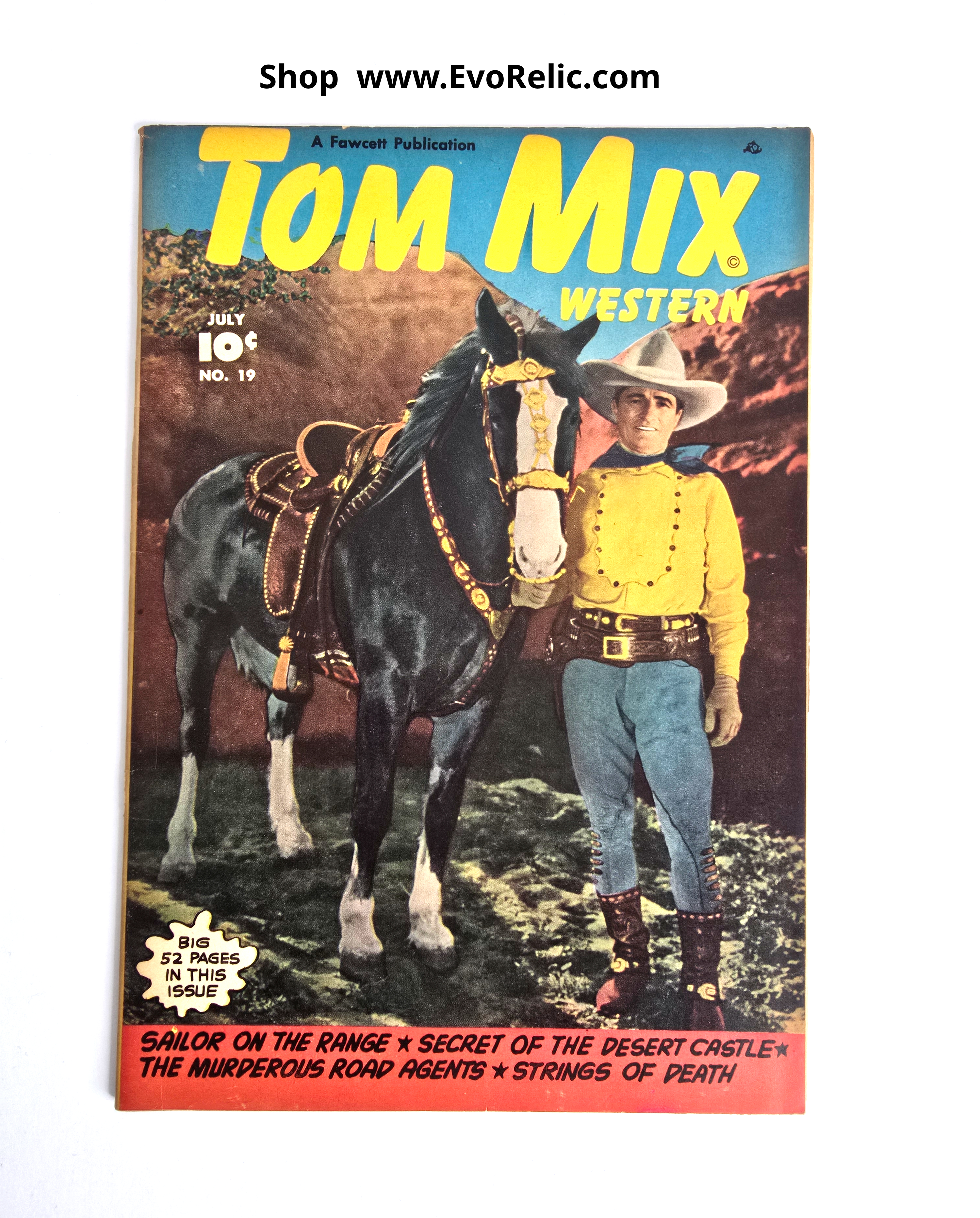 1949 Tom Mix Western July Vol. 4 No. 19