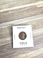 1950 Wheat Penny Coins Collectibles