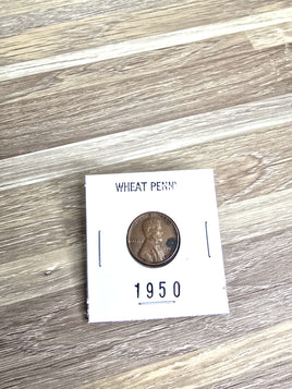 1950 Wheat Penny Coins Collectibles