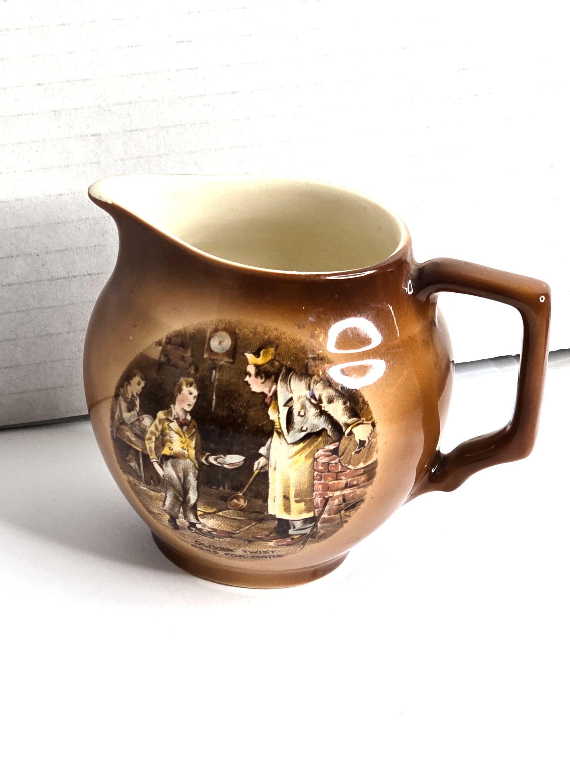 1950s Lancaster Sandland Oliver Twist Stoneware Creamer