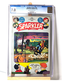 1951 Sparkler Comic #99 CGC Universal Grade 7 - Very Rare