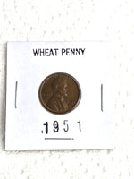 1951 Wheat Penny Rare Coin