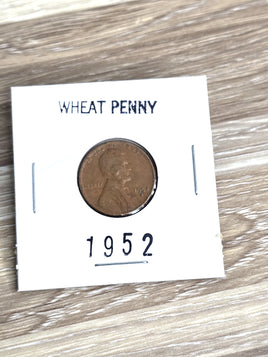 1952-D Wheat Penny with Errors - Rare