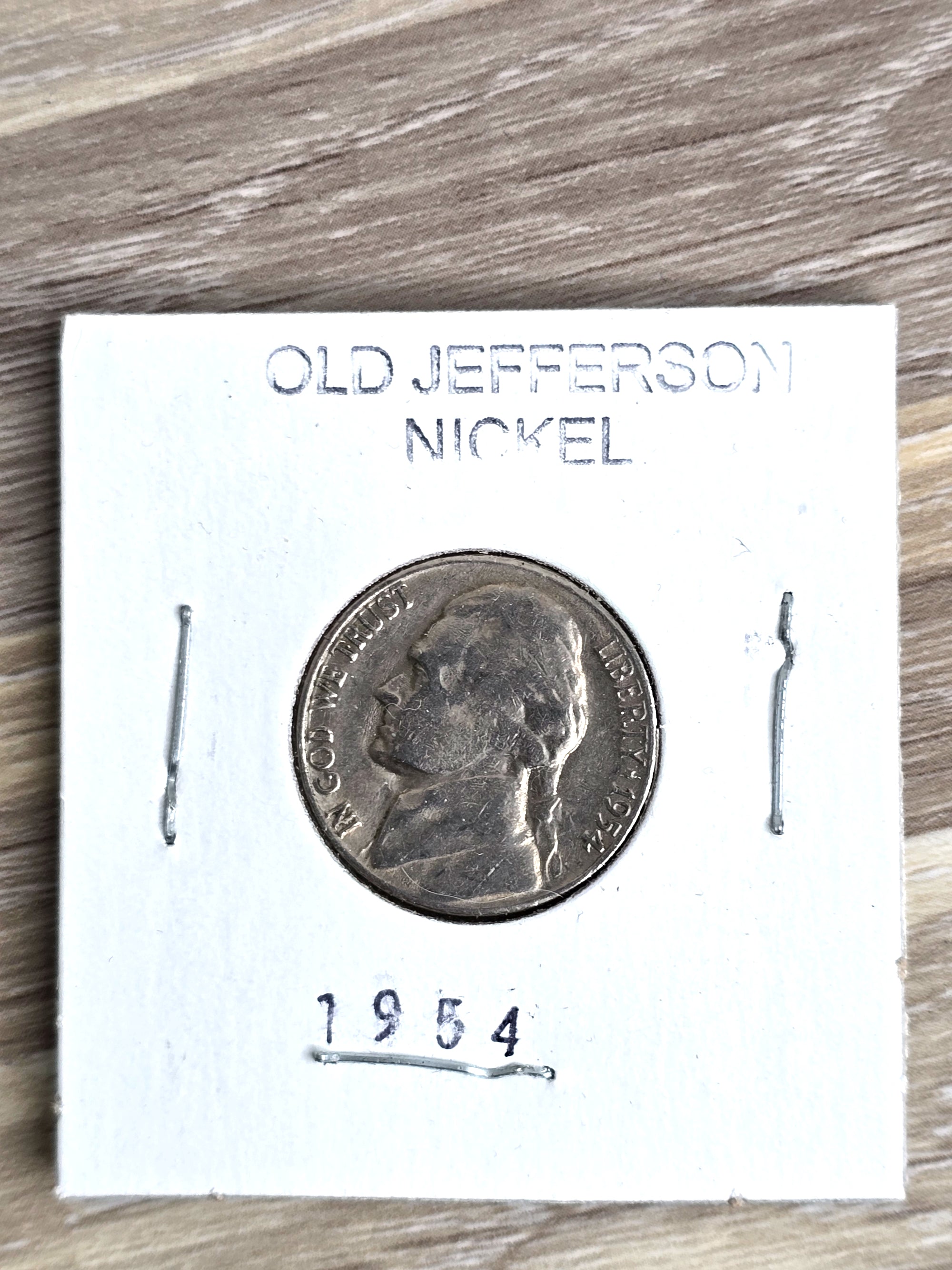 1954 Jefferson Nickel Coin Collectible