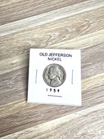 1954 Jefferson Nickel Coin Collectible