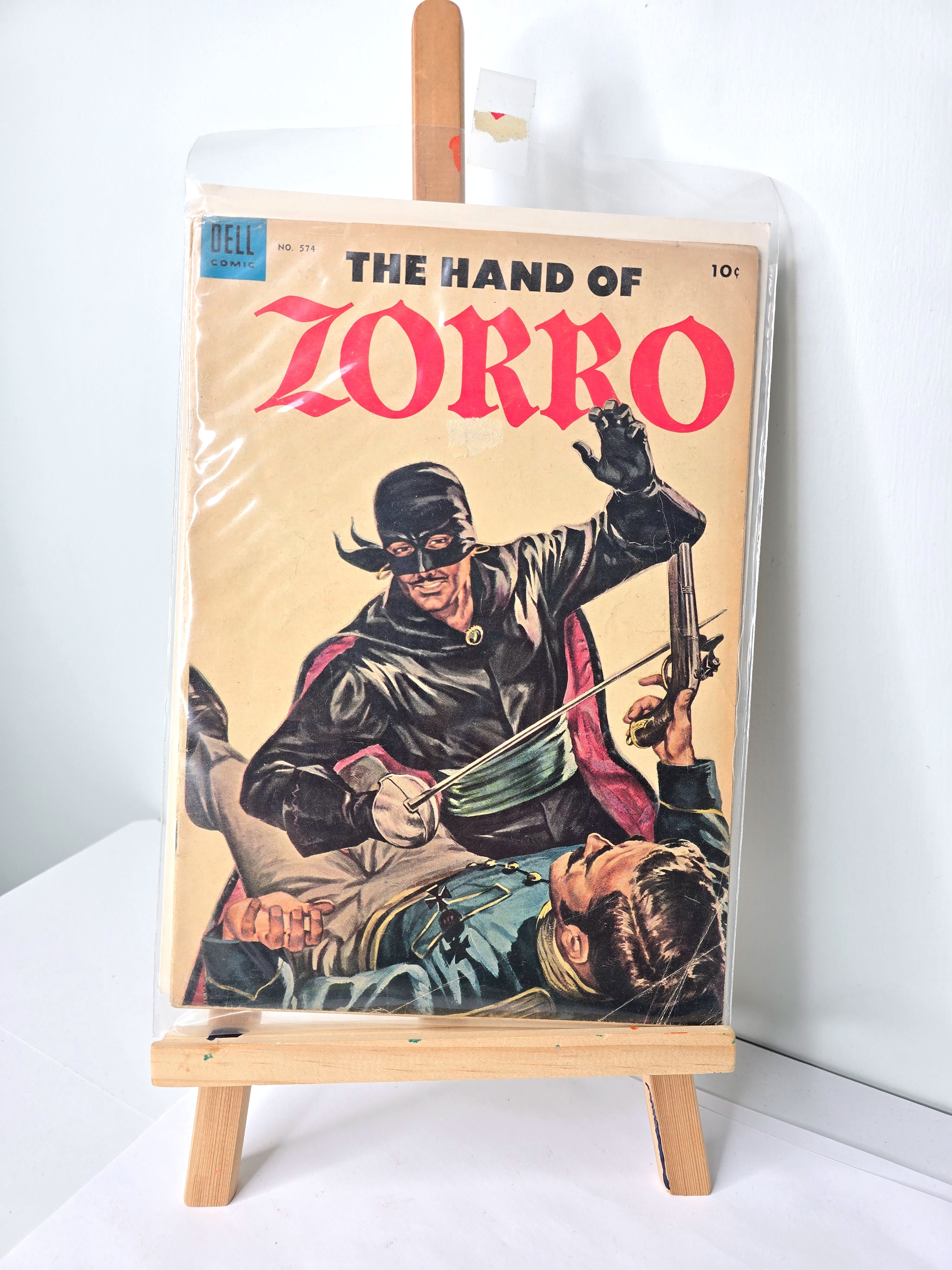 1954 The Hand of Zoro #574 Dell Comic - Rare Comic