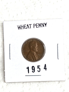 1954 Wheat Penny Rare Coin