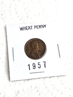 1957 Wheat Penny Collectible Coin