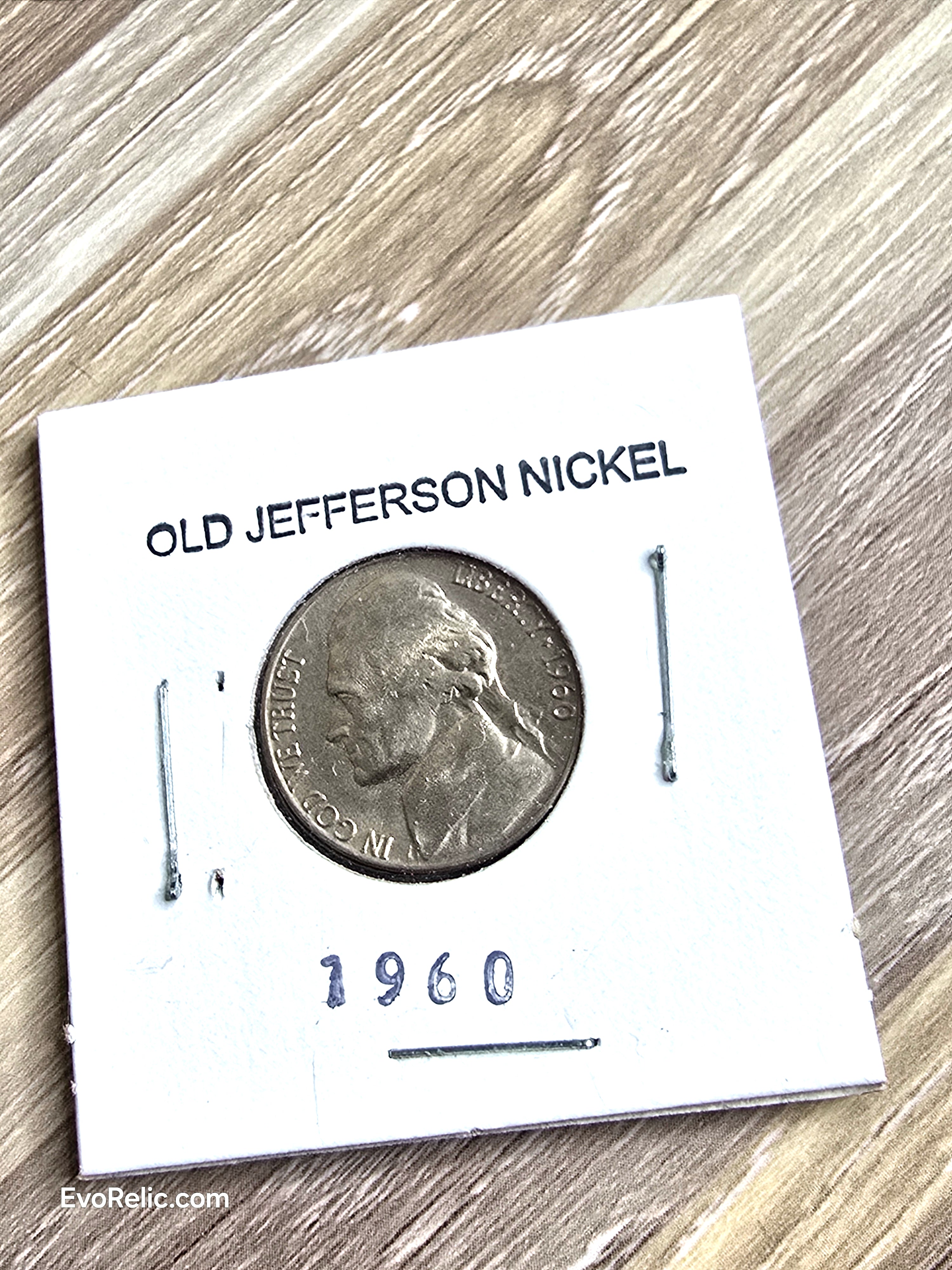 1960 Jefferson Nickel U.S. Coin