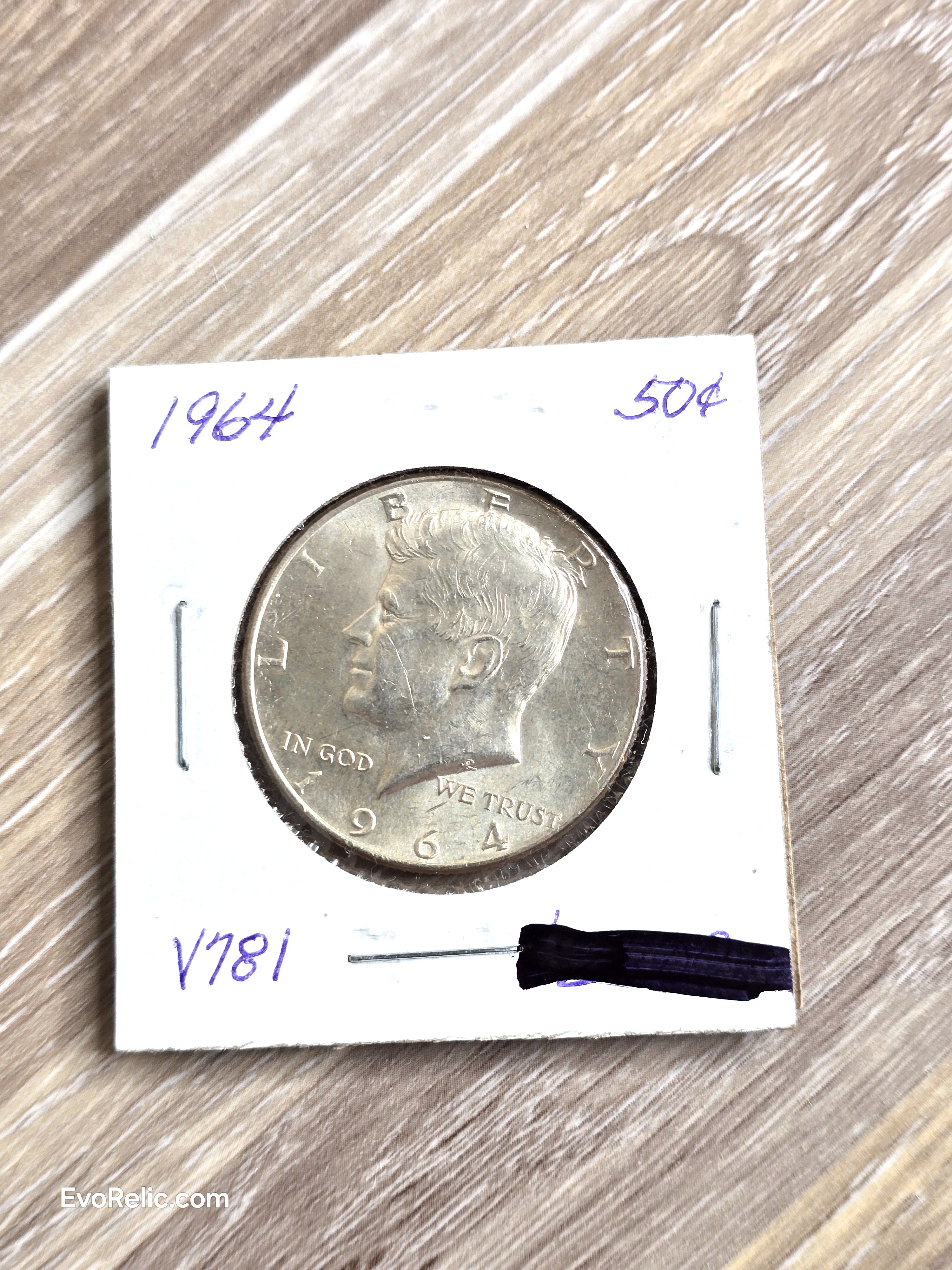 1964 Kennedy Half Dollar 90% Silver