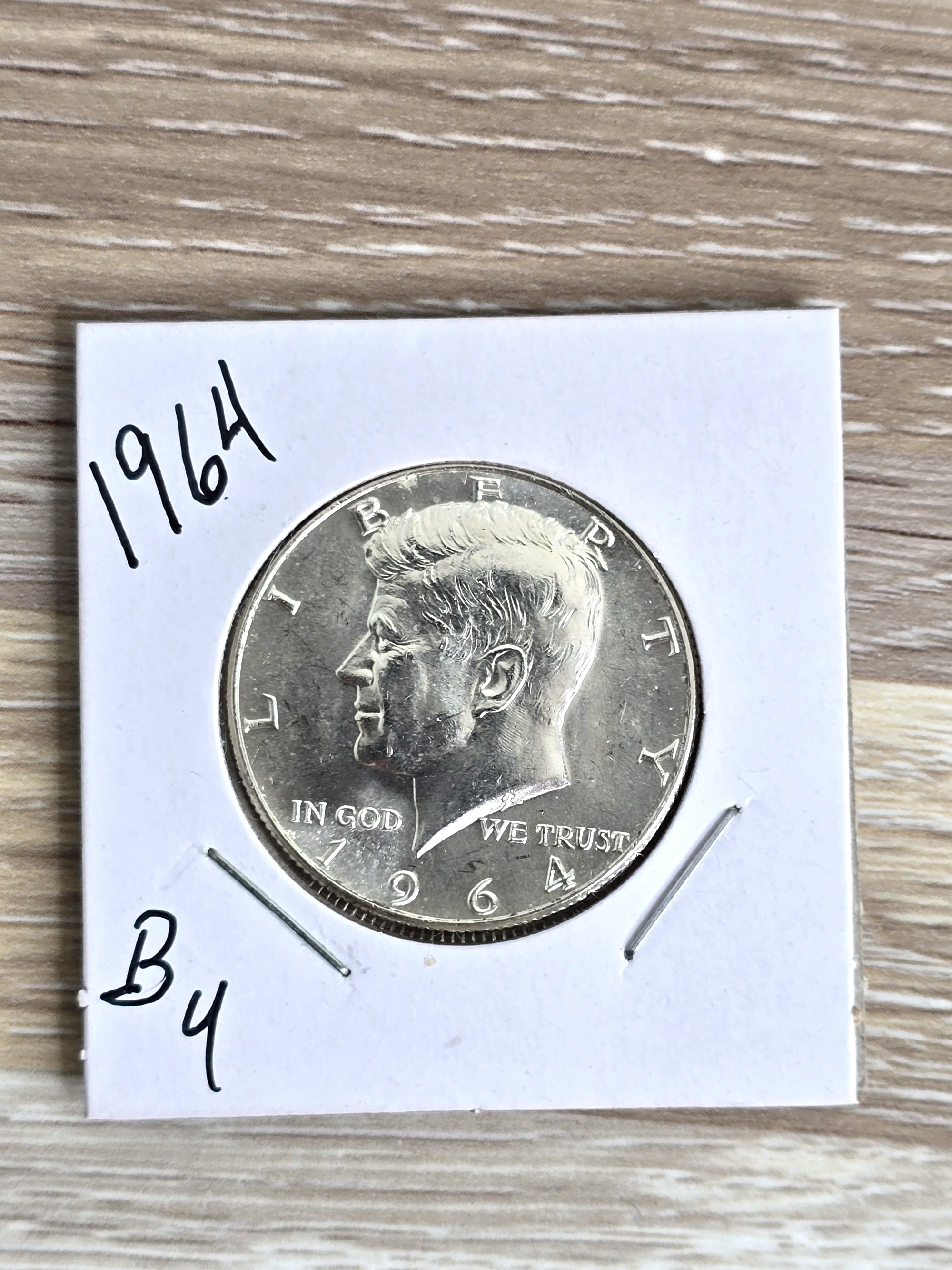 1964 Kennedy Half Dollar 90% Silver - Brilliant Uncirculated (BU)