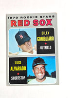 1970 Red Sox Rookie Baseball Stars Conigliaro Alvarado Topps No. 317