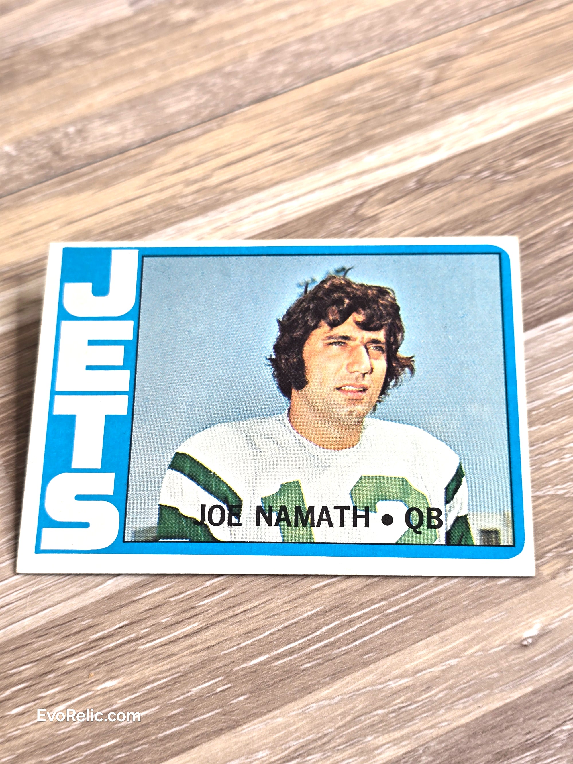 1972 Joe Namath NFL Football Card Topps No 100