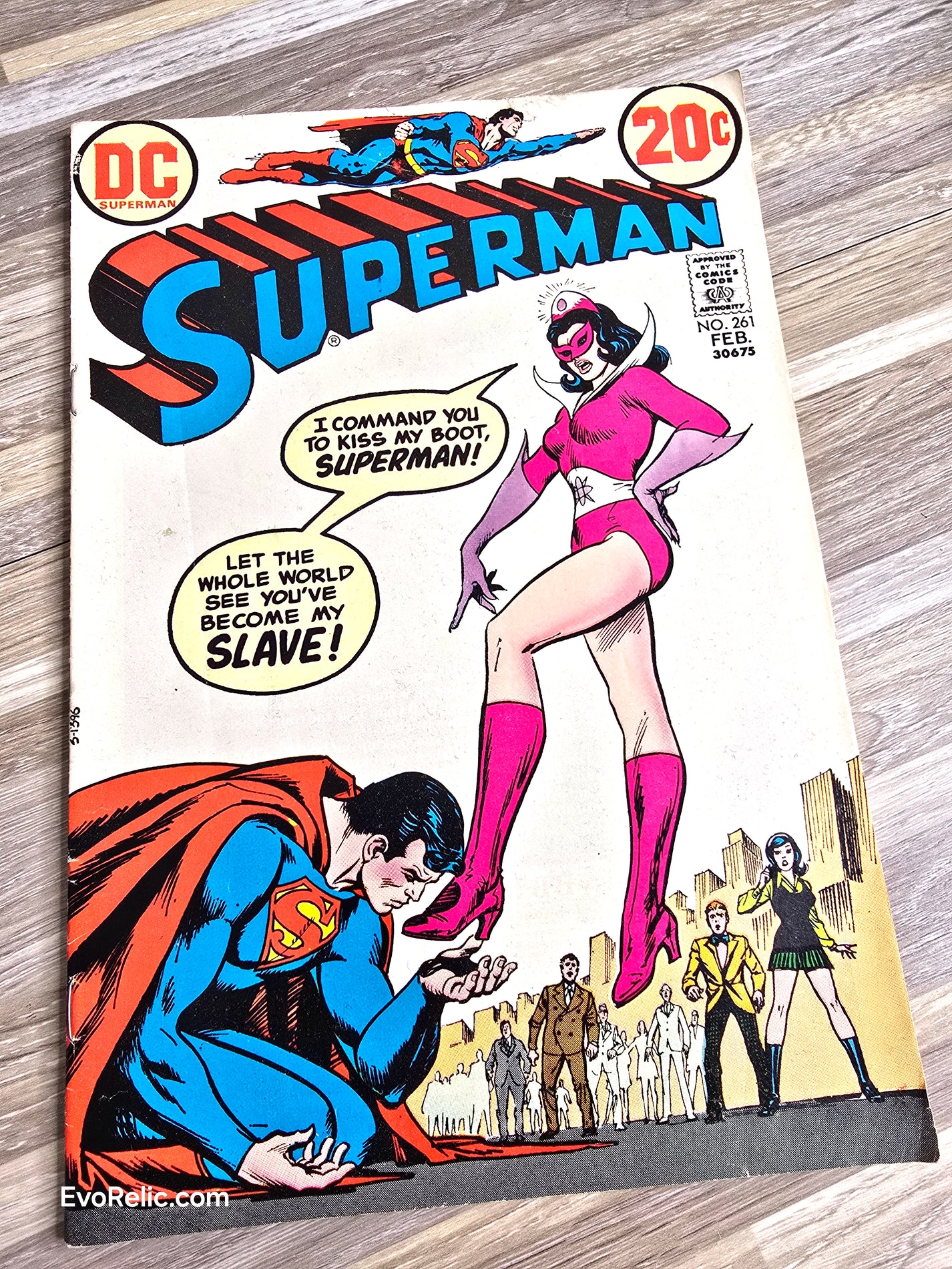 1973 Superman DC Comic Book Slave of Star Sapphire Vol 35 No 261