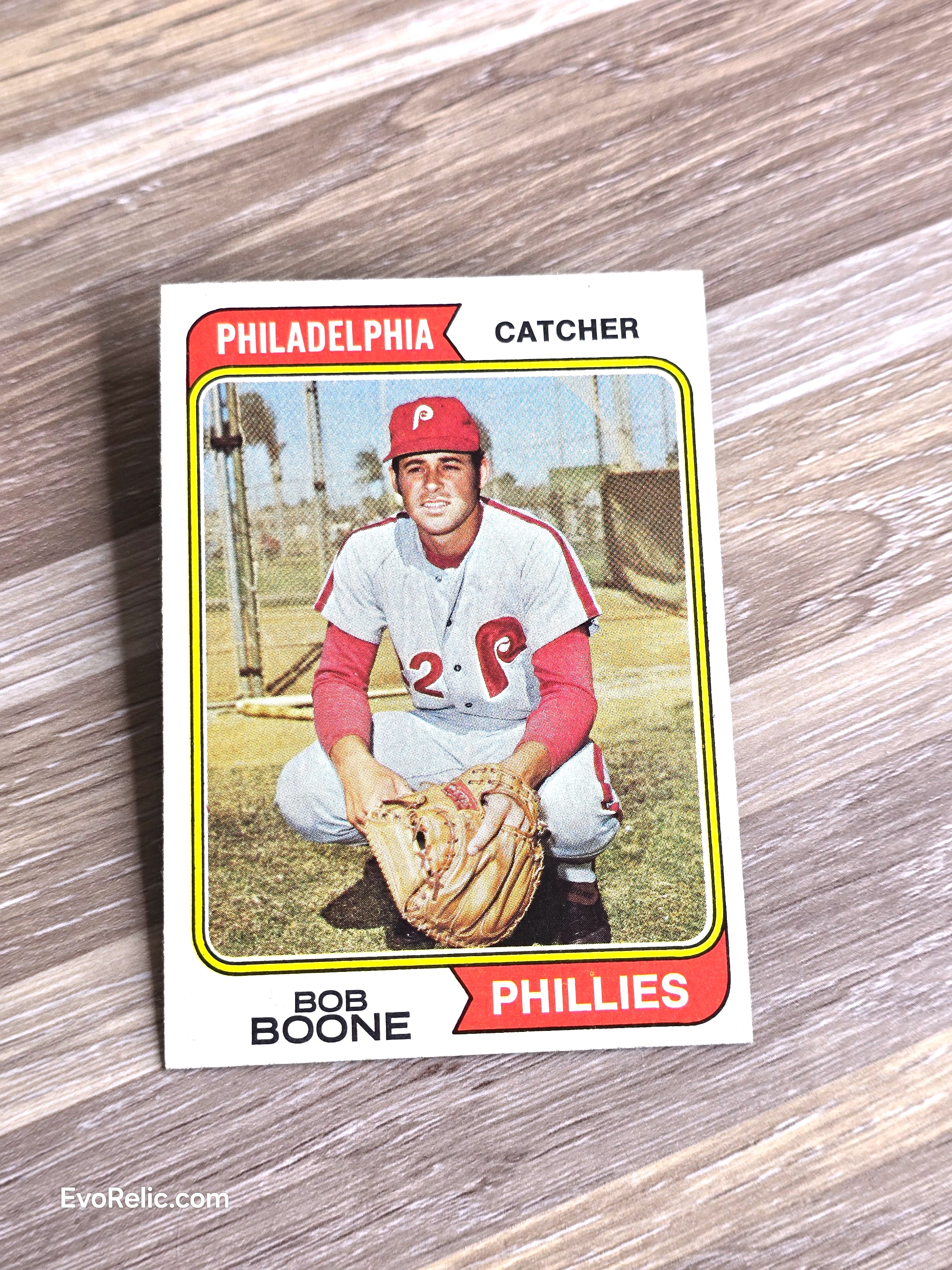 1974 Bob Boone Baseball Card Topps No 131