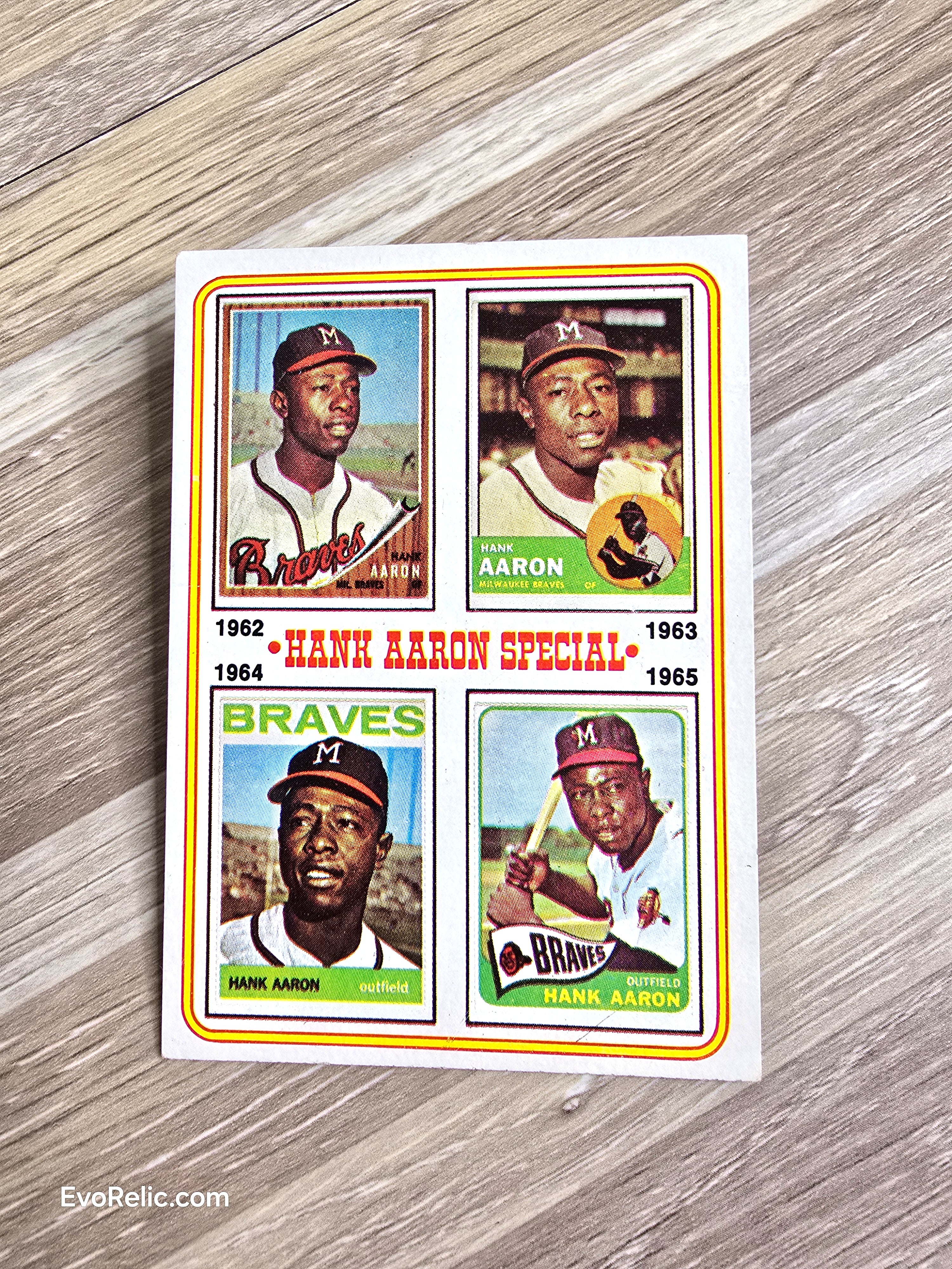 1974 Topps #4 Hank Aaron Special – "Life in the Major Leagues"