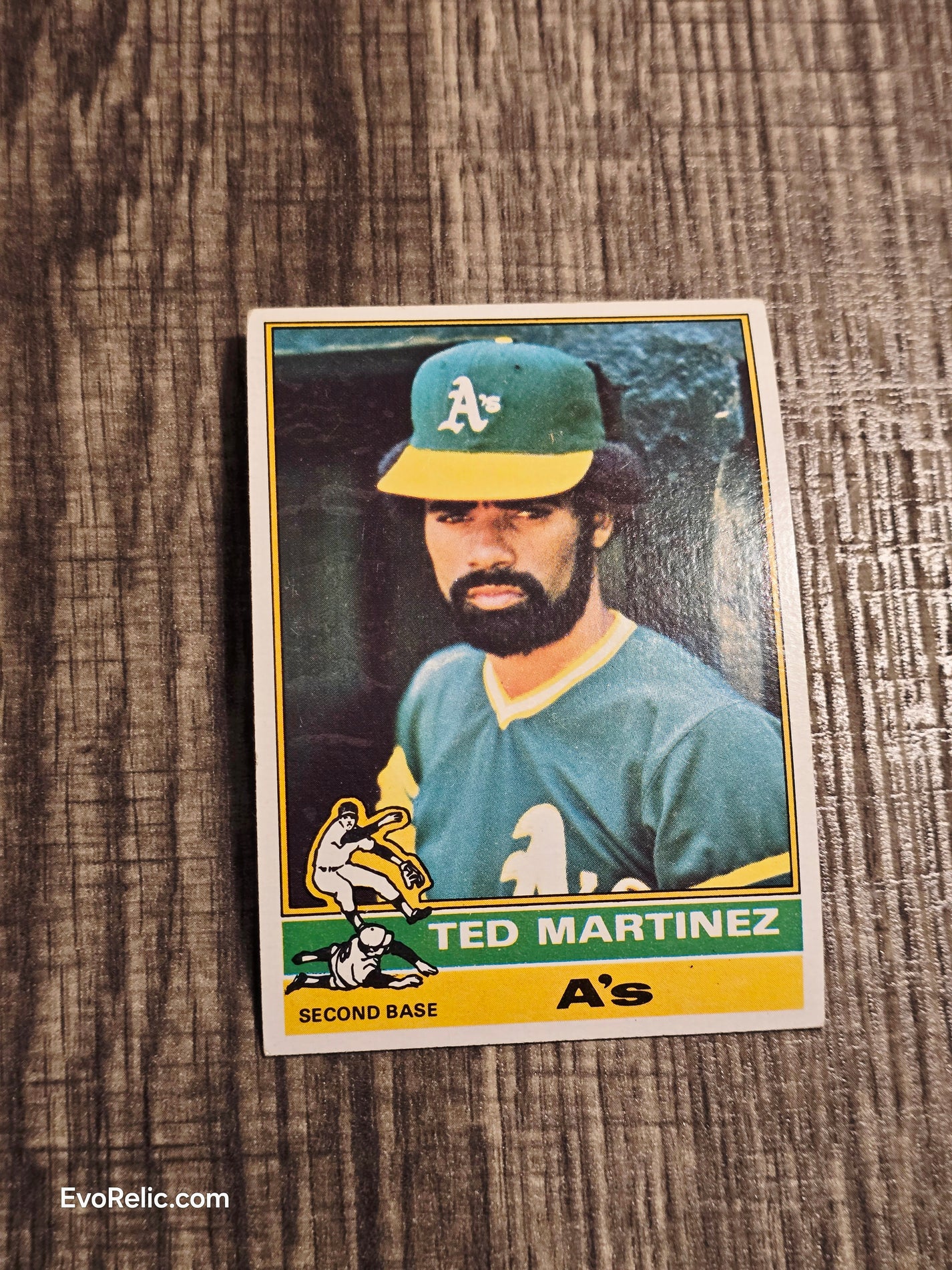 1976 Ted Martinez Baseball Card Topps No 356