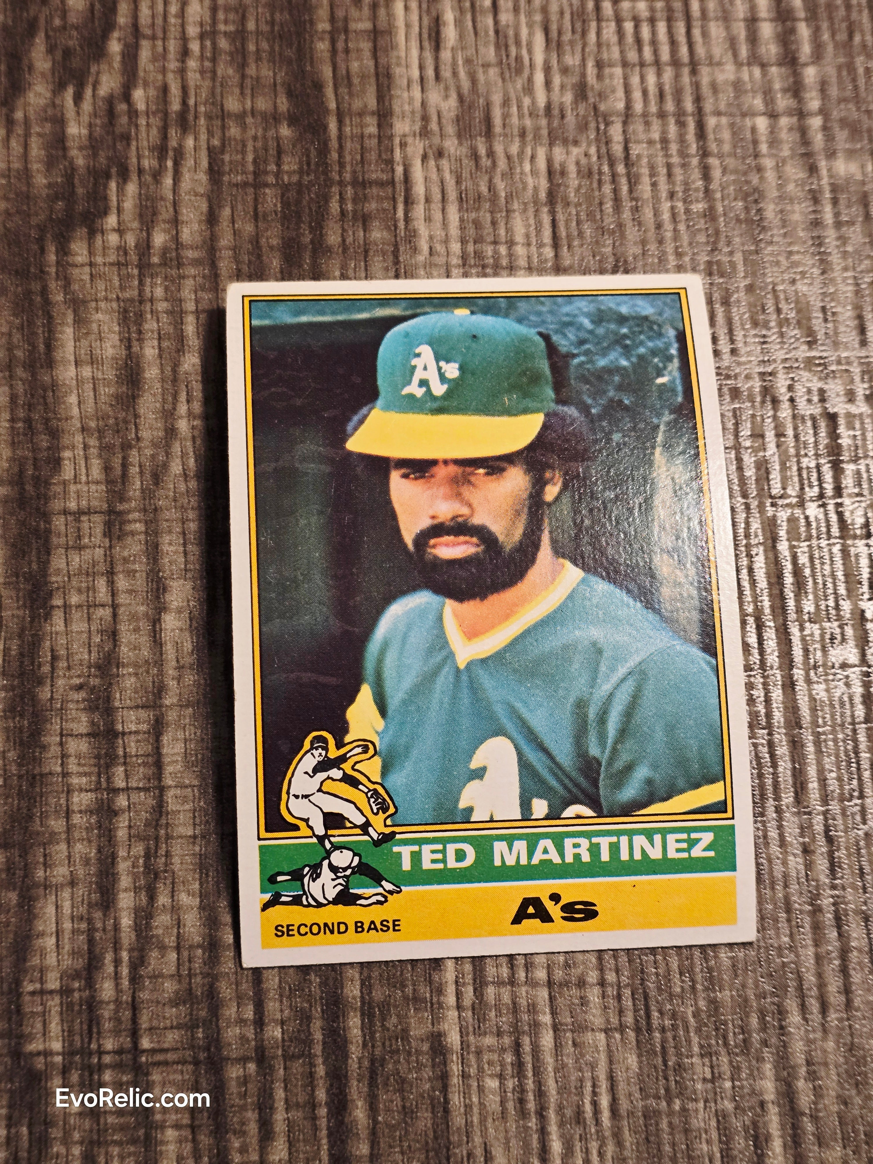1976 Ted Martinez Baseball Card Topps No 356