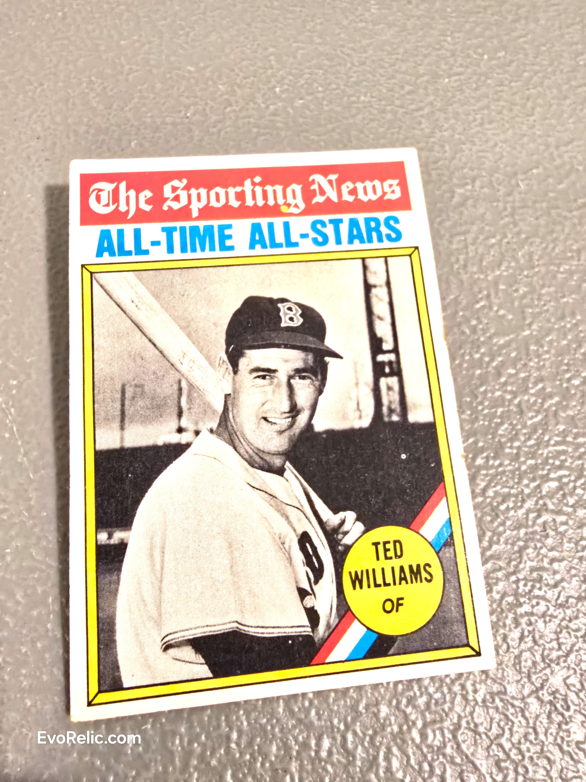 1976 Ted Williams Baseball Card Topps No 347