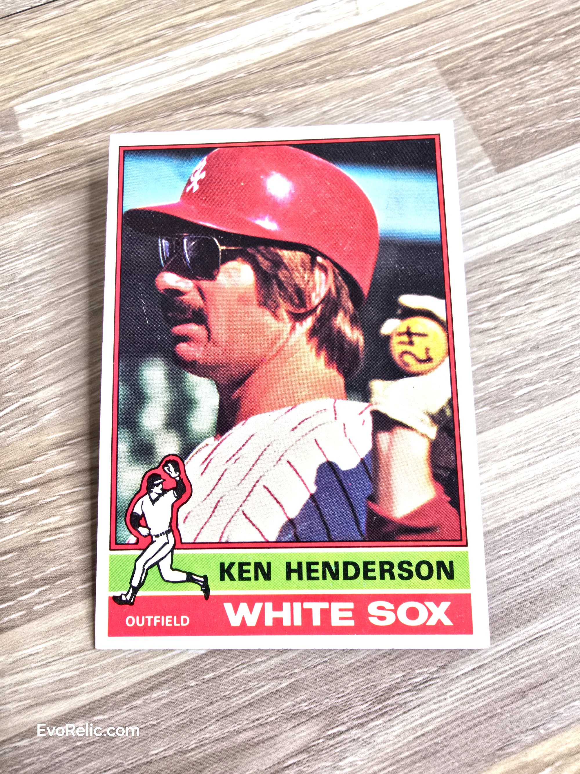 1976 Topps Baseball Card Ken Henderson No 464