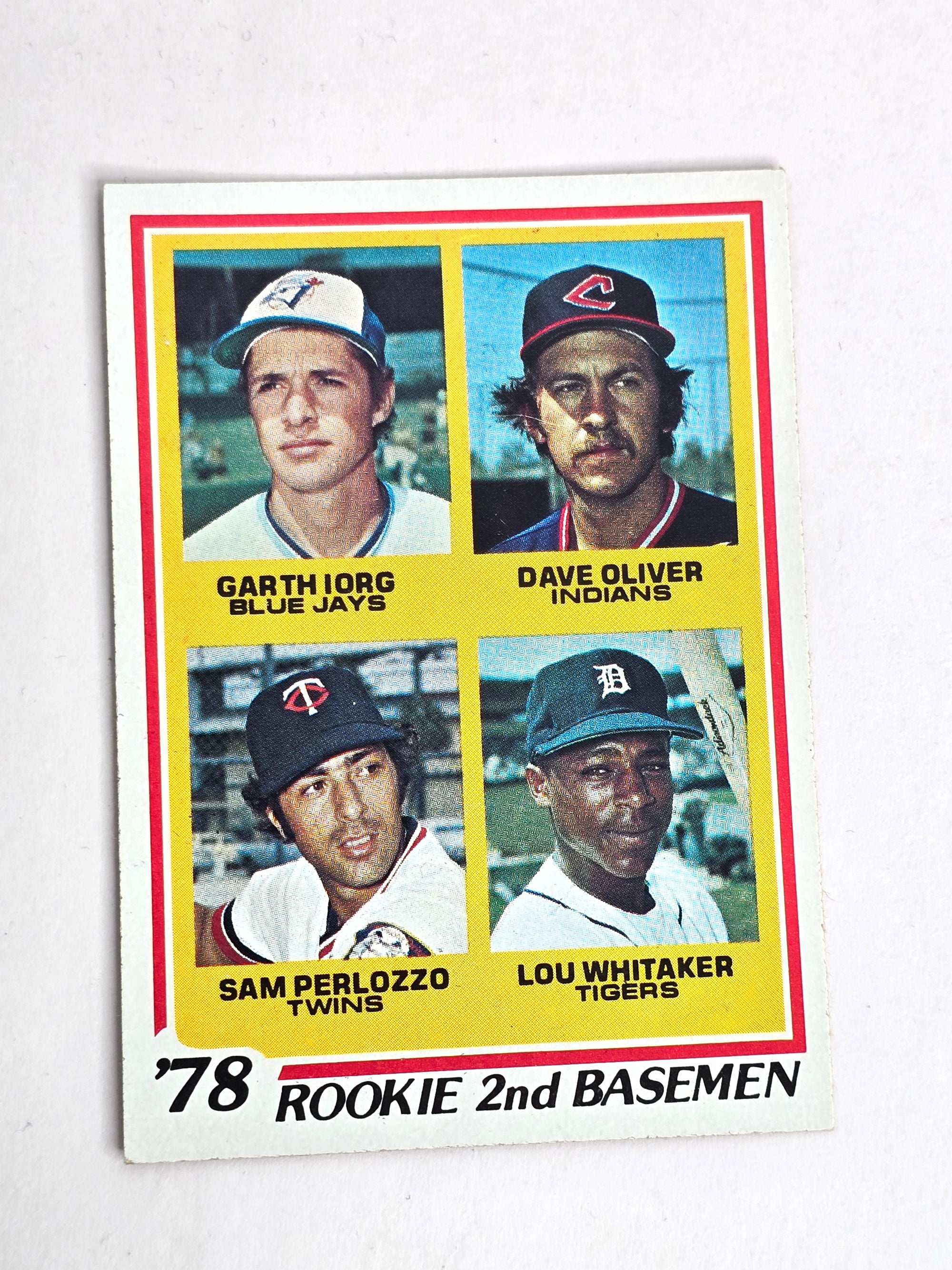 1978 MLB Rookie 2nd Basemen Topps No. 704