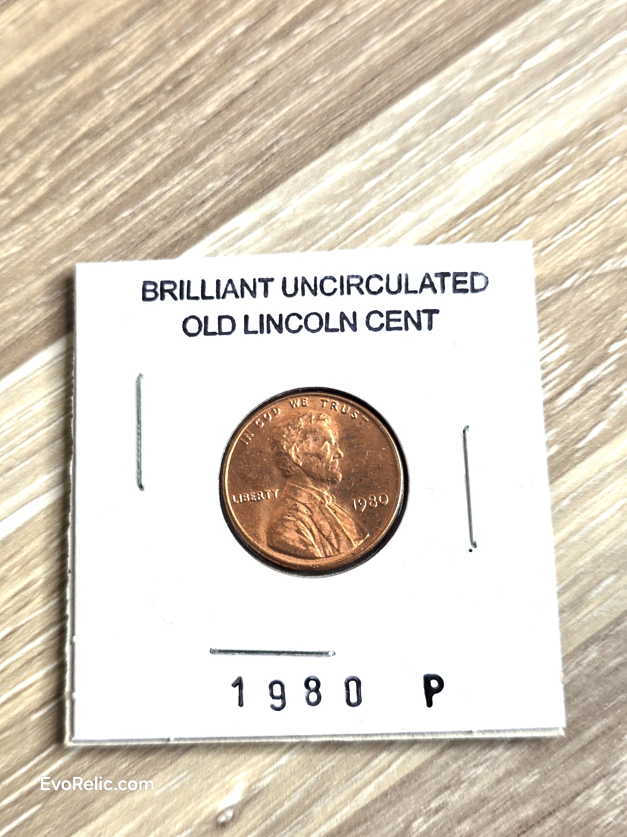 1980-P Lincoln Penny Uncirculated