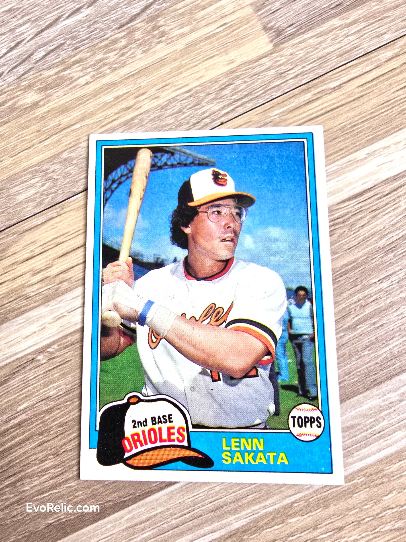 1981 Lenn Sakata Baseball Card Topps No 287