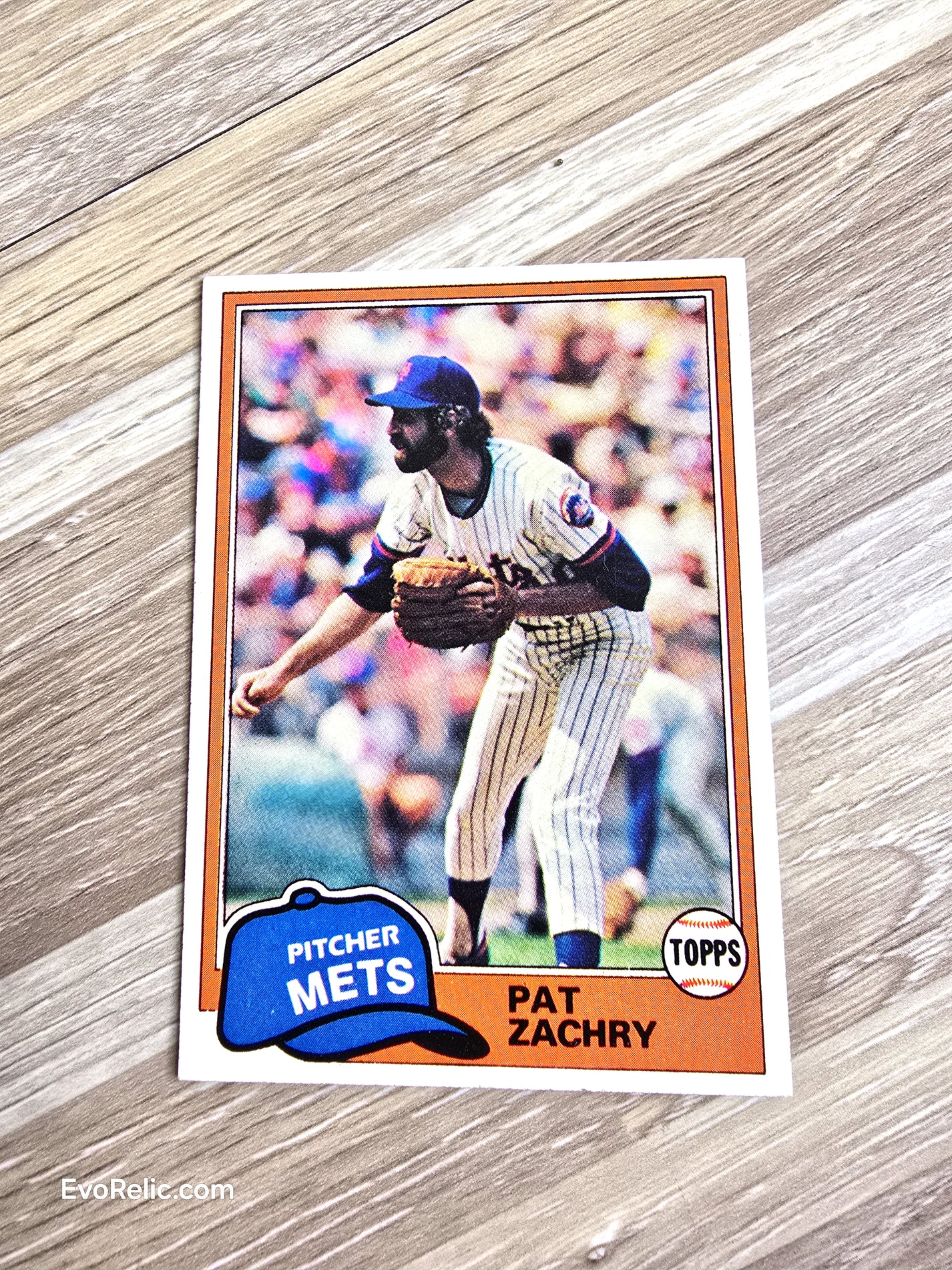 1981 Pat Zachry Baseball Card Topps No 224