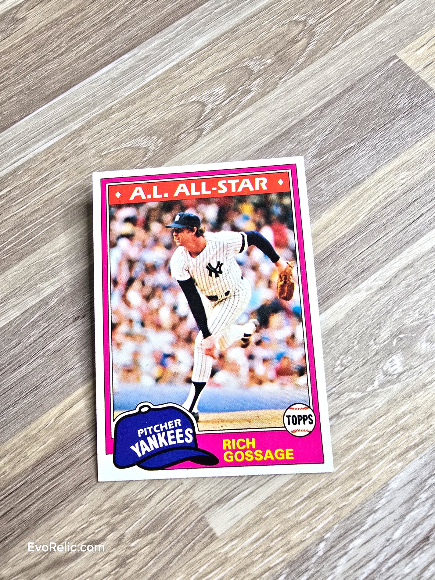 1981 Rich Gossage Baseball Card Topps No. 460