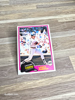 1981 Topps Lance Perrish Tigers Baseball Card No 392