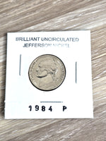 1984-P Jefferson Nickel Coin Collectible